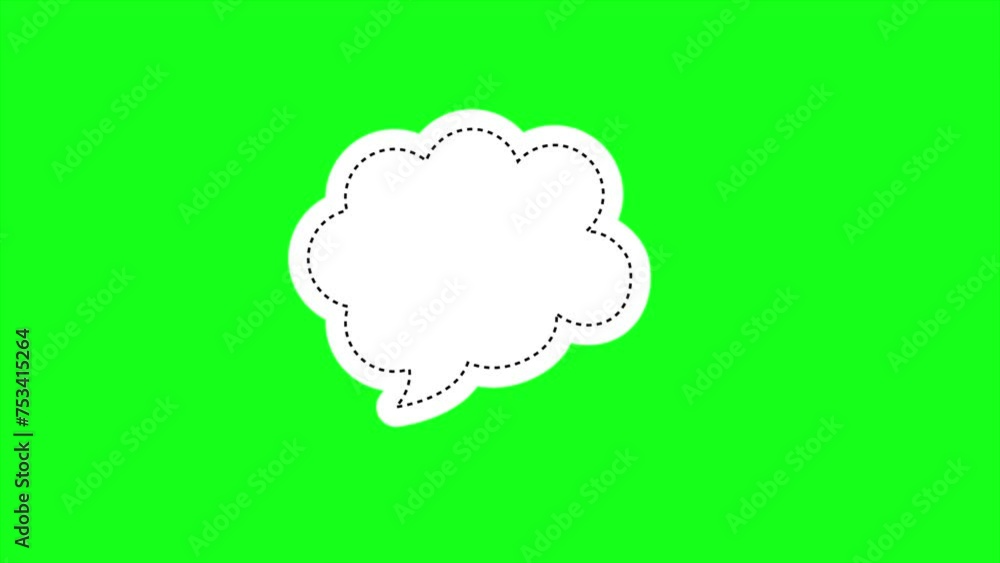 Speech Bubble animation, speech bubble element on green screen. Talking space in flat style. popup massage, social media chat animation, Motion graphics 4k Speech Bubble animation, speech bubble element on green screen. Talking space in flat style. popup massage, social media chat animation, Motion graphics 4k