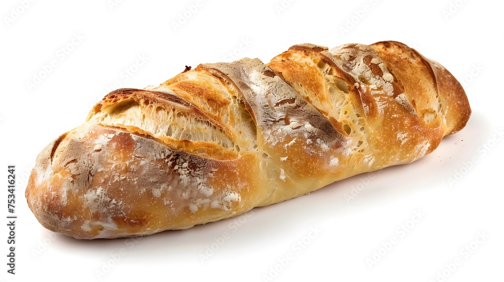 croissant isolated on white