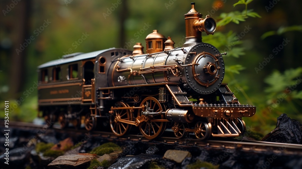 Model trains made of Metal