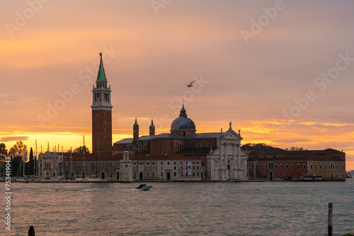View of the Basilica of Venice, Italy 