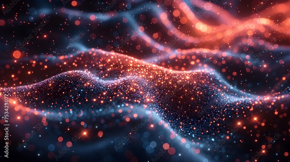 Modern Technology Themed Digital Background Modern Technology Themed Digital Background