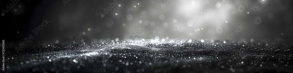 Black and White Abstract Background with Light Rays and Dust Particles ...