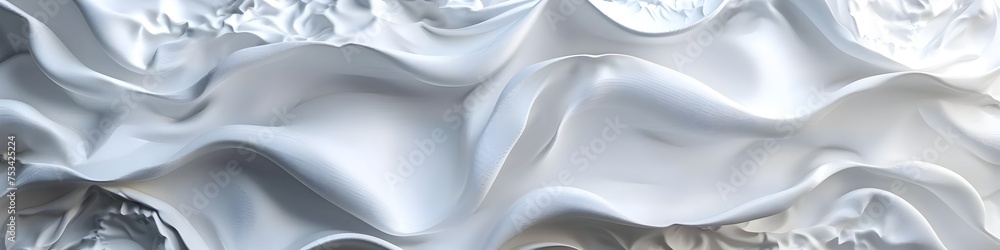 Sleek Wavy Texture in Cinema 4D, To add a touch of futuristic minimalism and abstract style to various designs, such as advertising, web design, app