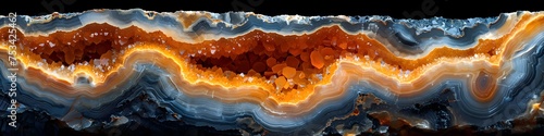 Stunning Agate Surface with Vibrant Colors and Intricate Patterns, To provide a captivating and immersive experience of natures artistry as a