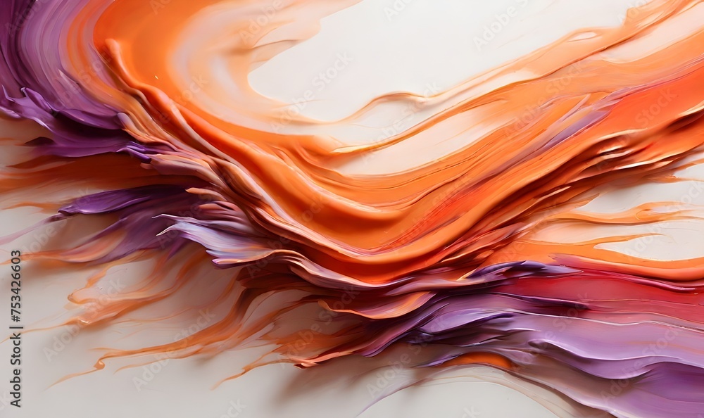 An abstract blur of orange, purple, and red colors with a grainy texture on a white background, generative AI An abstract blur of orange, purple, and red colors with a grainy texture on a white background, generative AI