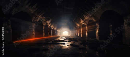 Light at the end of an underground tunnel