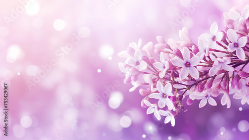 Beautiful lilac flower background