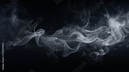 Dark image of smoke enveloping the frame representing the grip of addiction