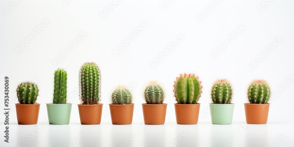 Cactus displayed on white background. Cactus displayed on white background.
