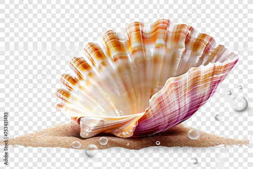 seashell on a transparent background