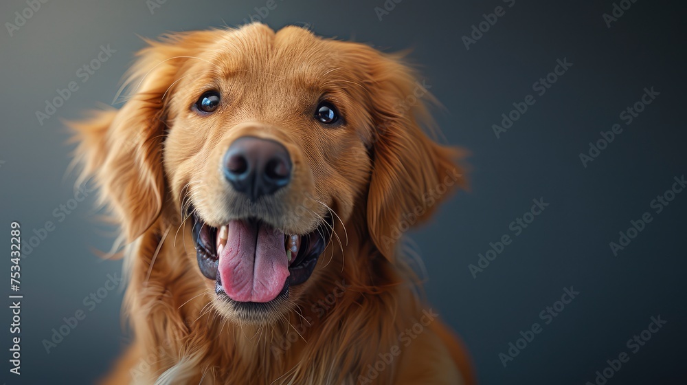 Happy Young Golden Retriever Dog Cute, Desktop Wallpaper Backgrounds, Background HD For Designer Happy Young Golden Retriever Dog Cute, Desktop Wallpaper Backgrounds, Background HD For Designer