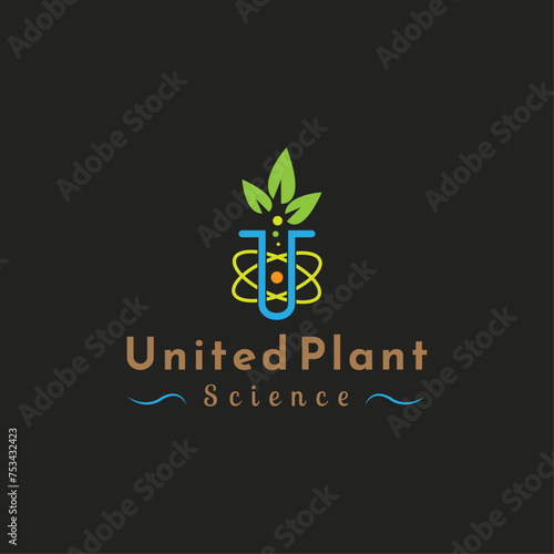 United Plant Science, EcoBotanicals, logo design for Plant with vector file photo