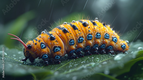 Roller Caterpillar in nature © Dicky