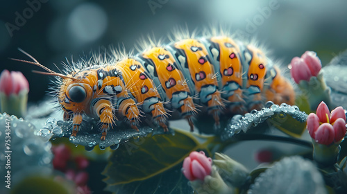 Tent Caterpillar in nature