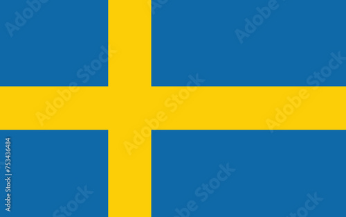 National Flag of Sweden, Background Flag, Sweden Flag, Sweden sign