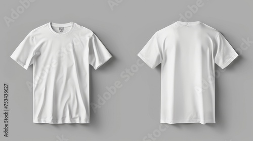 t shirt mockup white blank t shirt front and back views male clothes