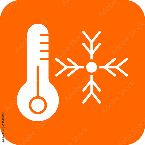 Hypothermia Icon Style