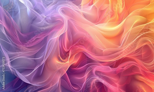 a beautiful abstract screensaver image with gradient soft tone colors
