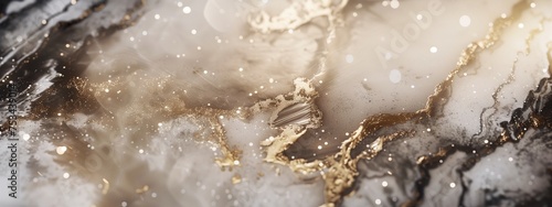 Marble material in gold beige gray as background	