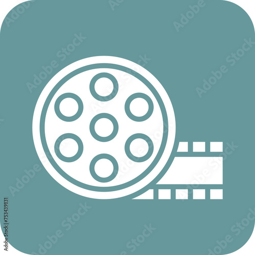 Film Reel Icon Style