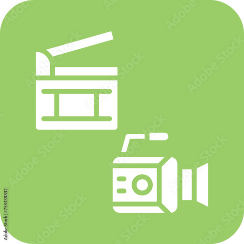 Film Set Icon Style