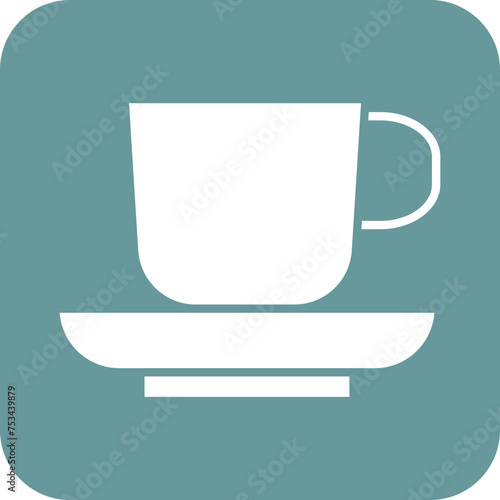 Coffee Cups Icon Style