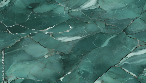 Seamless pattern background of a green marble texture backdrop photo