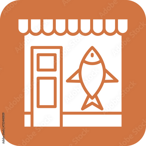 Fish Shop Icon Style