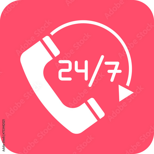 24H Support Icon Style