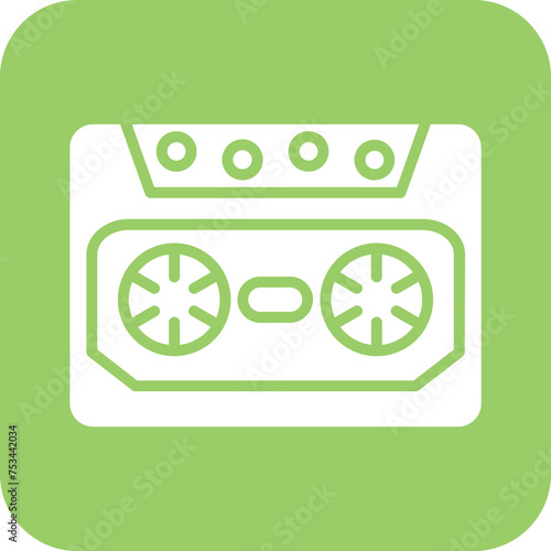 Cassette Icon Style