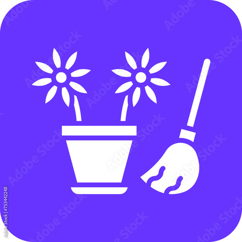 Spring Cleaning Icon Style