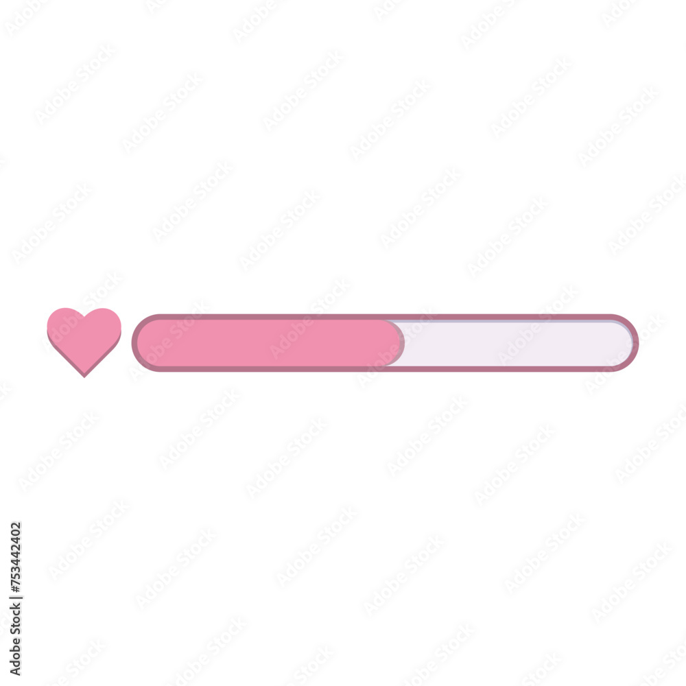 Arcade video game elements - heart Arcade video game elements - heart
