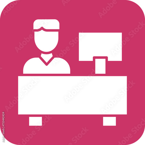 Cashier Icon Style