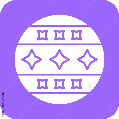 Circus Ball Icon Style