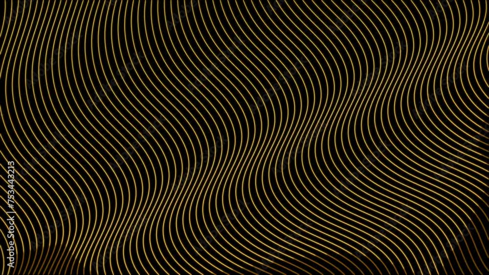 Glowing looping neon effect background, black background.
Glowing looping neon effect background, black background.