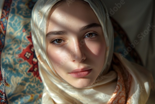 Beautiful Woman in Hijab