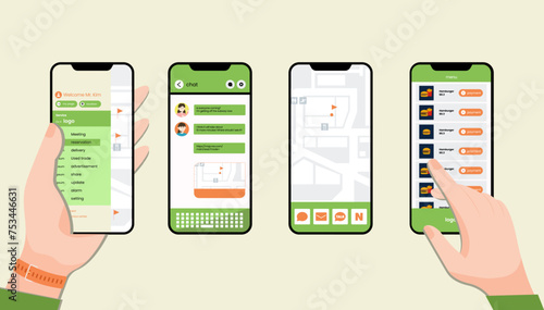 스마트폰 활용 ui 