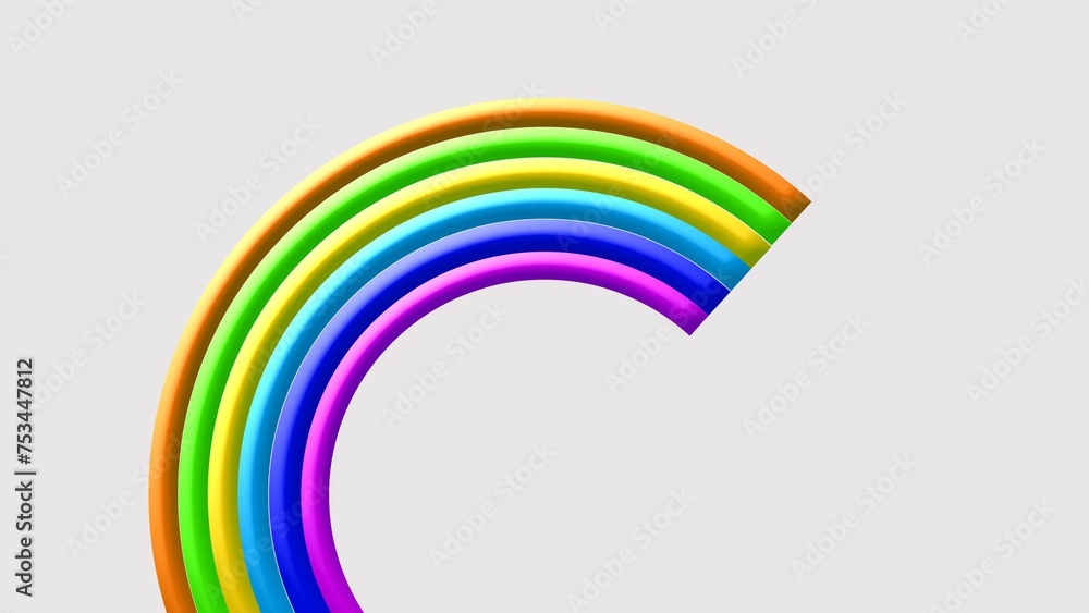 Abstract colorful rainbow circle illustration transparent background. Abstract colorful rainbow circle illustration transparent background.