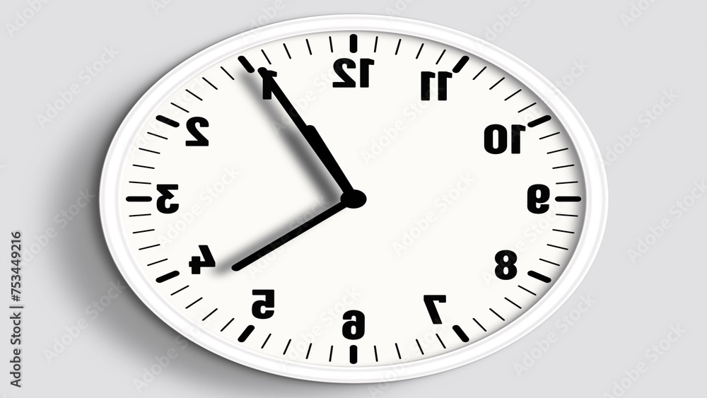 Abstract beautiful wall clock icon illustration background 4k . Abstract beautiful wall clock icon illustration background 4k .