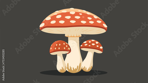 Agaricus bisporus edible common button mushroom