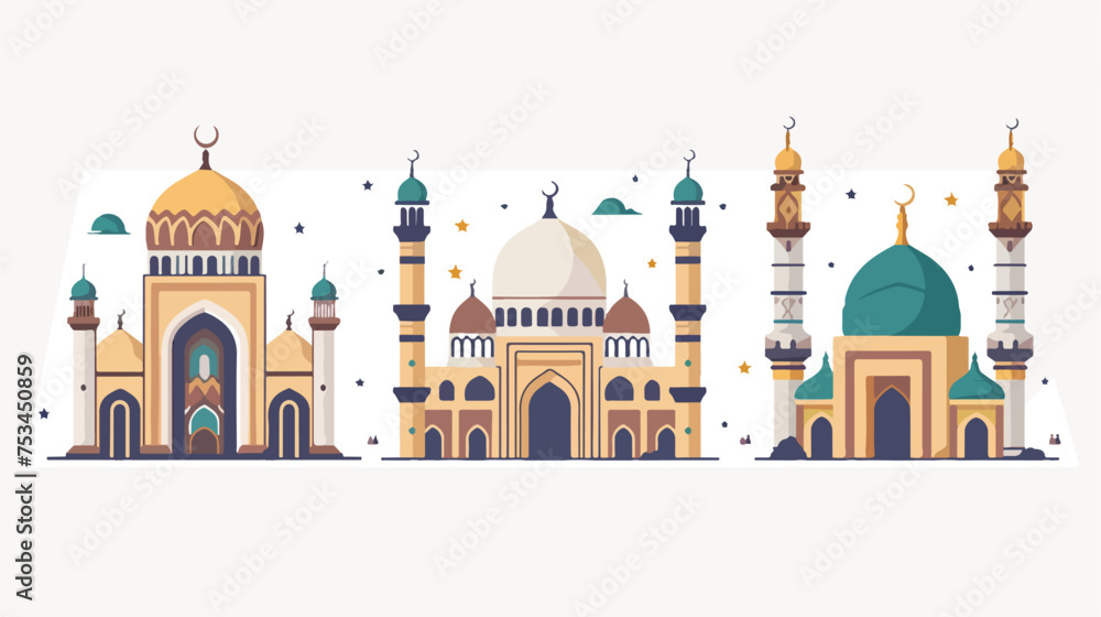 Arabic vector color iconat vector