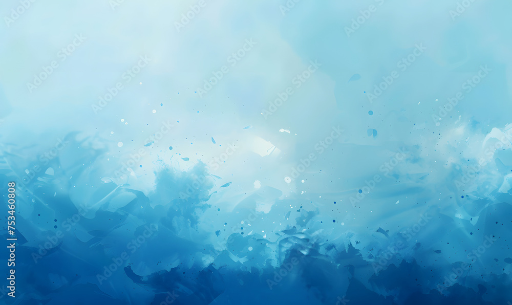 Obraz premium A simple background with blue soft, delicate, quiet gradients, Generative AI