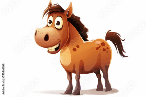 horse cartoon illustration