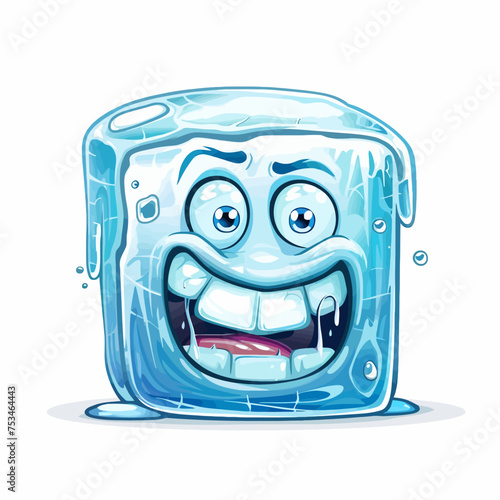 Ice Cube Emote Cartoon