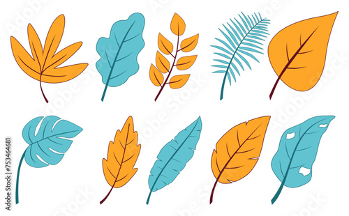 Bright Leaves Illustration