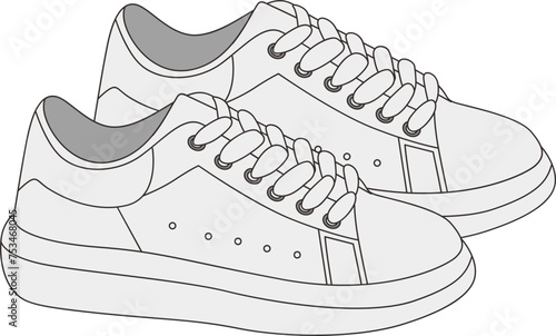 Shoes Illustration Vector