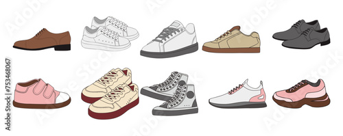 Shoes Illustration Vector