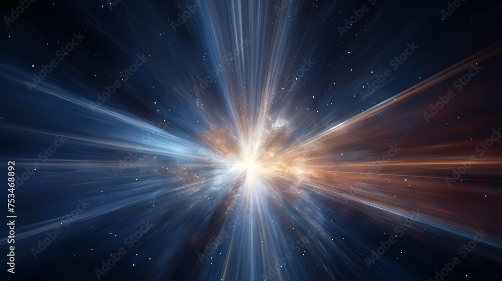 Technology particle abstract background, abstract particles in science fiction space Technology particle abstract background, abstract particles in science fiction space
