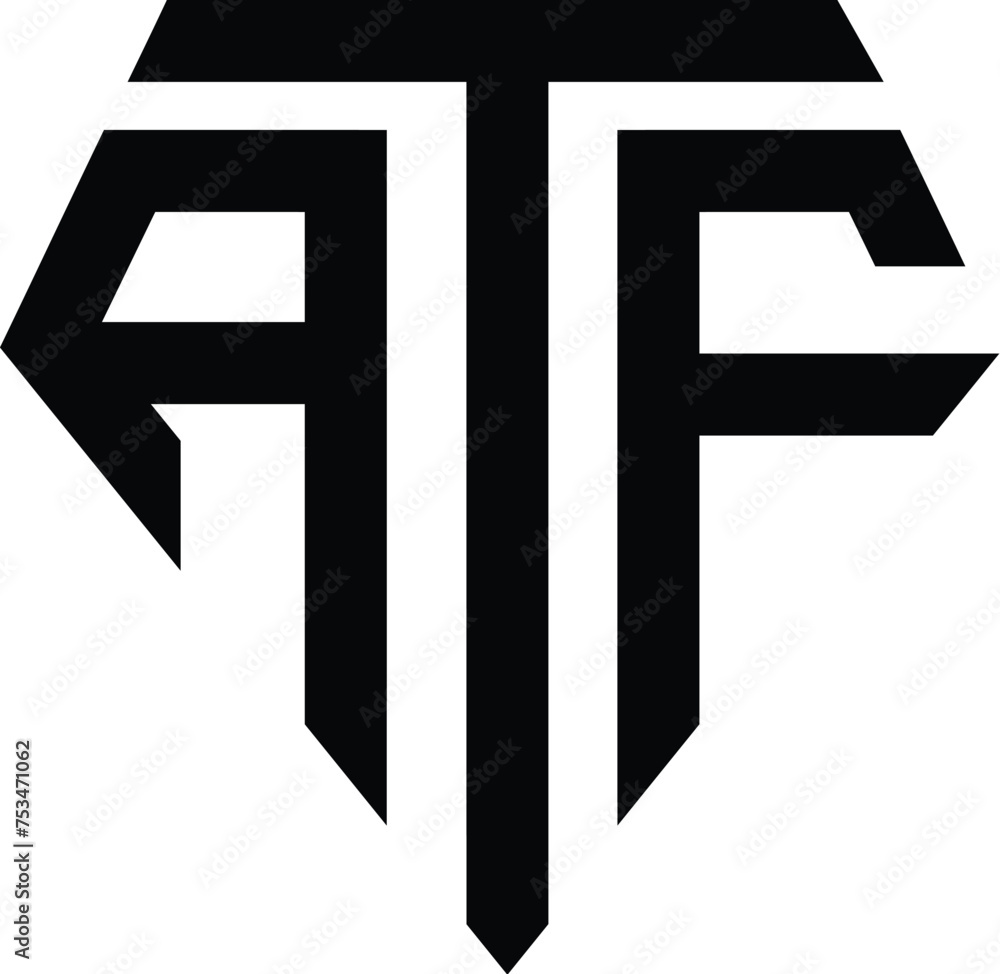 Vector ATF diamond logo - obrazy, fototapety, plakaty 