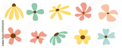Hand Drawn Abstract Flower